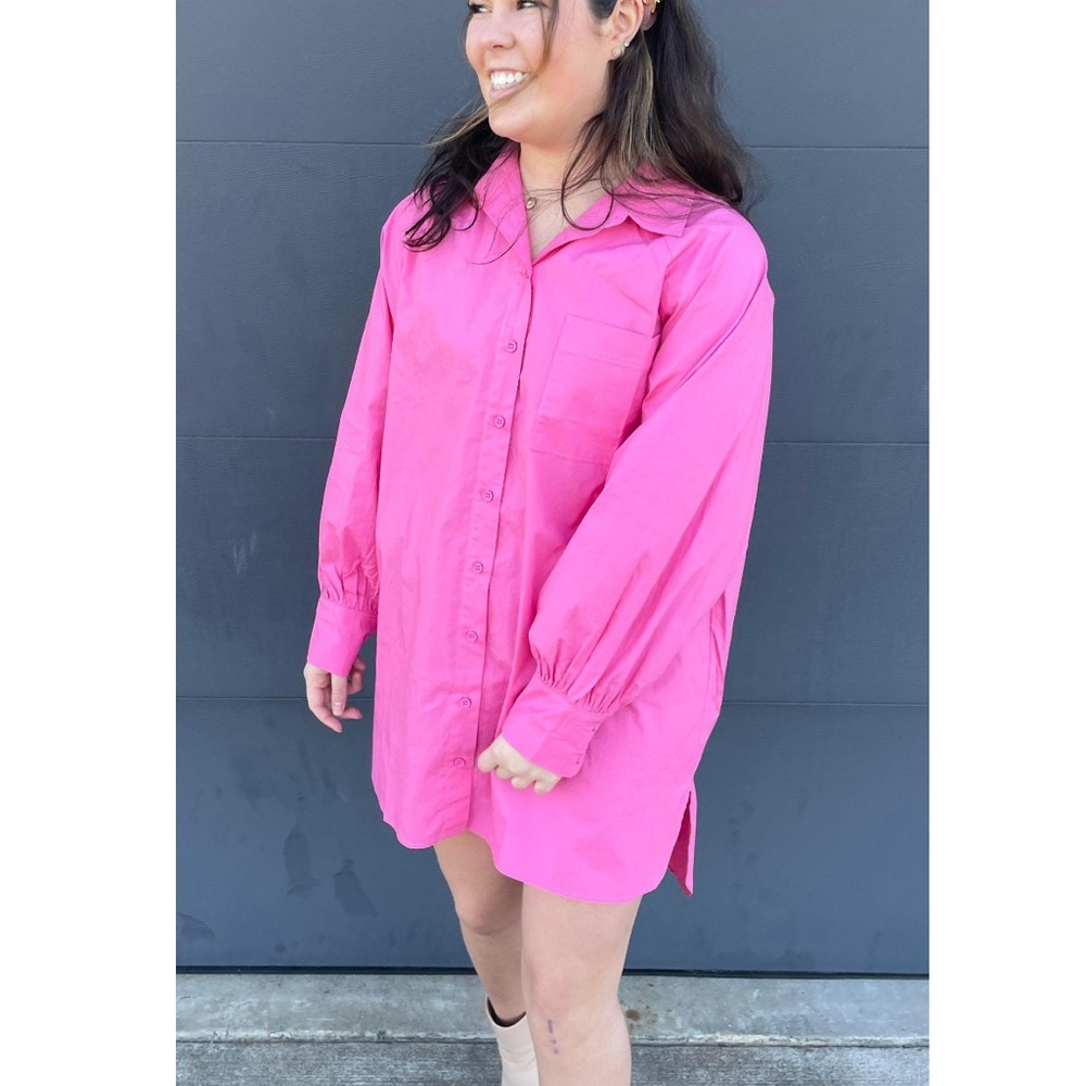 Super cute button down dress